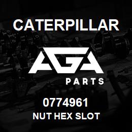 0774961 Caterpillar NUT HEX SLOT | AGA Parts