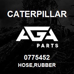 0775452 Caterpillar HOSE,RUBBER | AGA Parts