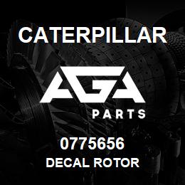 0775656 Caterpillar DECAL ROTOR | AGA Parts