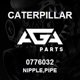 0776032 Caterpillar NIPPLE,PIPE | AGA Parts