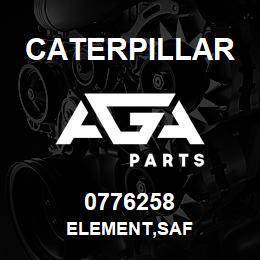 0776258 Caterpillar ELEMENT,SAF | AGA Parts
