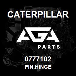 0777102 Caterpillar PIN,HINGE | AGA Parts