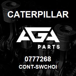 0777268 Caterpillar CONT-SWCHOI | AGA Parts