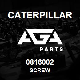 0816002 Caterpillar SCREW | AGA Parts