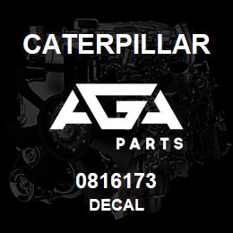 0816173 Caterpillar DECAL | AGA Parts