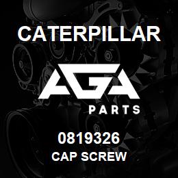 0819326 Caterpillar CAP SCREW | AGA Parts