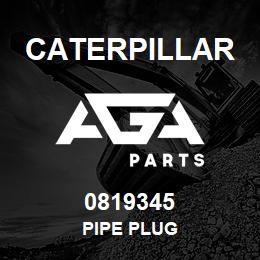 0819345 Caterpillar PIPE PLUG | AGA Parts