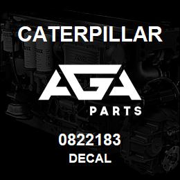 0822183 Caterpillar DECAL | AGA Parts