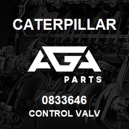 0833646 Caterpillar CONTROL VALV | AGA Parts
