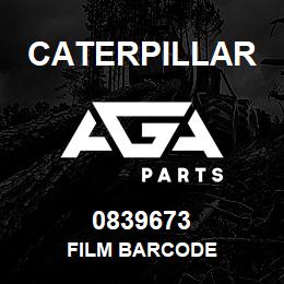0839673 Caterpillar FILM BARCODE | AGA Parts