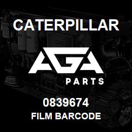 0839674 Caterpillar FILM BARCODE | AGA Parts