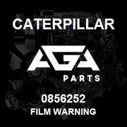 0856252 Caterpillar FILM WARNING | AGA Parts