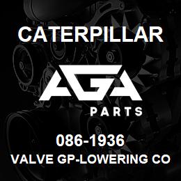 086-1936 Caterpillar VALVE GP-LOWERING CONTROL | AGA Parts