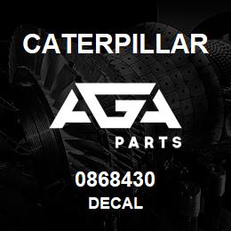0868430 Caterpillar DECAL | AGA Parts