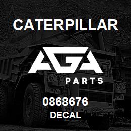 0868676 Caterpillar DECAL | AGA Parts