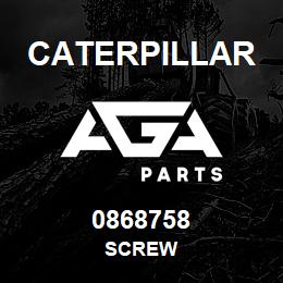 0868758 Caterpillar SCREW | AGA Parts