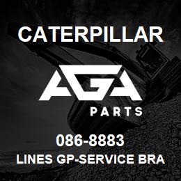 086-8883 Caterpillar LINES GP-SERVICE BRAKE | AGA Parts