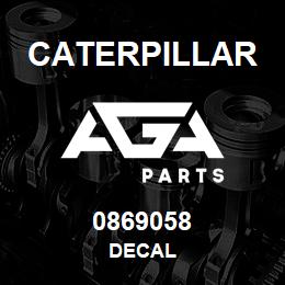0869058 Caterpillar DECAL | AGA Parts