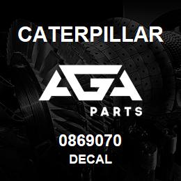 0869070 Caterpillar DECAL | AGA Parts