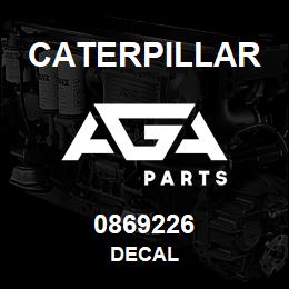0869226 Caterpillar DECAL | AGA Parts