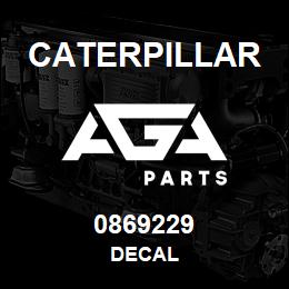 0869229 Caterpillar DECAL | AGA Parts
