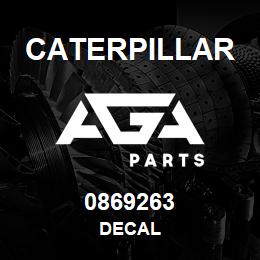 0869263 Caterpillar DECAL | AGA Parts
