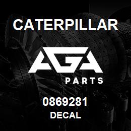 0869281 Caterpillar DECAL | AGA Parts