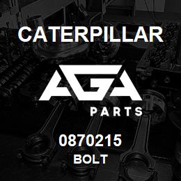 0870215 Caterpillar BOLT | AGA Parts