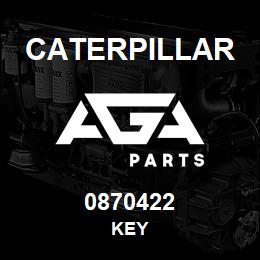 0870422 Caterpillar KEY | AGA Parts