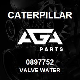0897752 Caterpillar VALVE WATER | AGA Parts