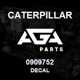 0909752 Caterpillar DECAL | AGA Parts