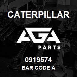 0919574 Caterpillar BAR CODE A | AGA Parts