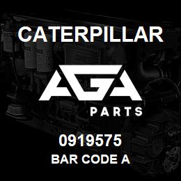0919575 Caterpillar BAR CODE A | AGA Parts