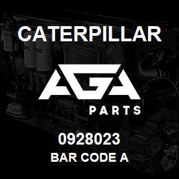 0928023 Caterpillar BAR CODE A | AGA Parts