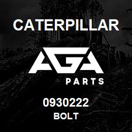 0930222 Caterpillar BOLT | AGA Parts