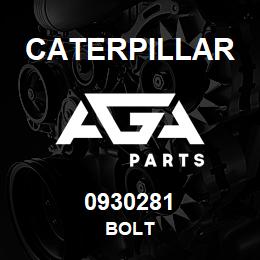 0930281 Caterpillar BOLT | AGA Parts