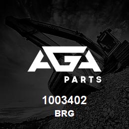 1003402 Caterpillar BRG | AGA Parts
