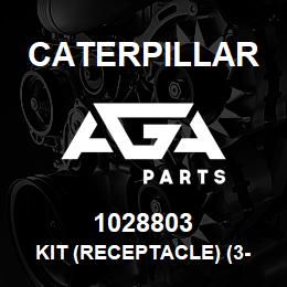 1028803 Caterpillar KIT (RECEPTACLE) (3-PIN) (INCLUDES RECEPTACLE AS & WEDGE) | AGA Parts