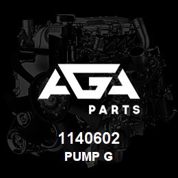1140602 Caterpillar PUMP G | AGA Parts