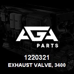 1220321 Caterpillar EXHAUST VALVE, 3400 | AGA Parts 1220321 Caterpillar EXHAUST VALVE, 3400 | AGA Parts
