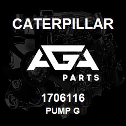 1706116 Caterpillar PUMP G | AGA Parts