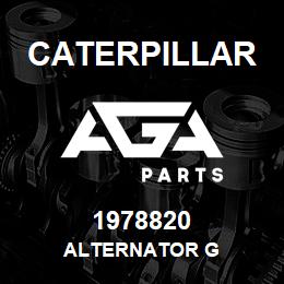 1978820 Caterpillar ALTERNATOR G | AGA Parts