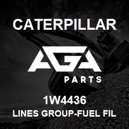 1W4436 Caterpillar LINES GROUP-FUEL FILTER FUEL FILTER LINES GROUP | AGA Parts
