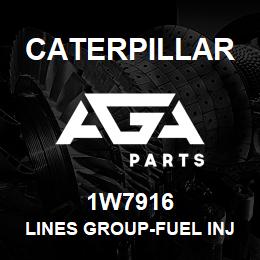1W7916 Caterpillar LINES GROUP-FUEL INJECTION FUEL INJECTION LINES GROUP | AGA Parts