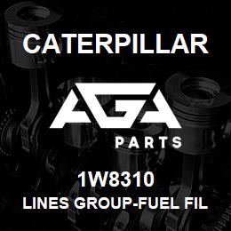 1W8310 Caterpillar LINES GROUP-FUEL FILTER | AGA Parts