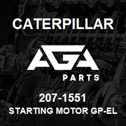 207-1551 Caterpillar STARTING MOTOR GP-ELECTRIC | AGA Parts