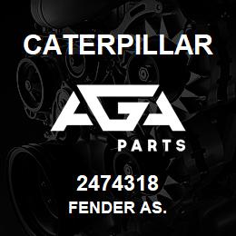 2474318 Caterpillar FENDER AS. | AGA Parts