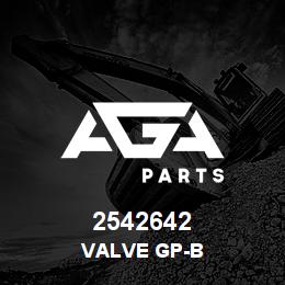 2542642 Caterpillar VALVE GP-B | AGA Parts