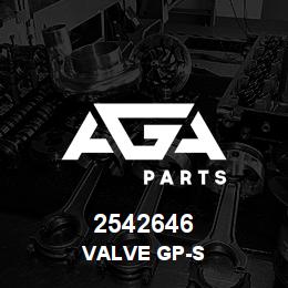 2542646 Caterpillar VALVE GP-S | AGA Parts