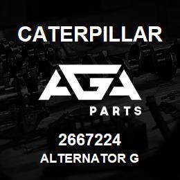 2667224 Caterpillar ALTERNATOR G | AGA Parts